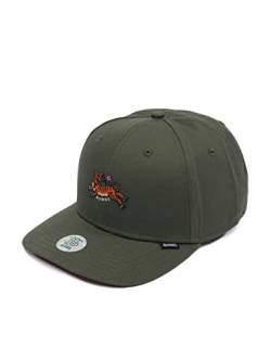 Djinns - Asian Tiger 2.0 (Forest) - 6 Panel TrueFit Curved Visor Dad Cap Baseballcap Hat Kappe Mütze Caps von Djinns