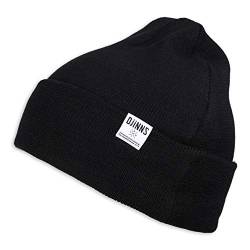 Djinns Basic Beanie Recycled Yarn OSFM Black von Djinns