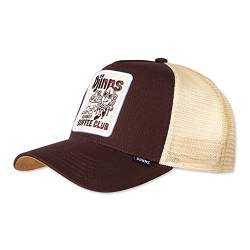 Djinns - Coffee (Dark Brown) - Trucker Cap Meshcap Hat Kappe Mütze Caps von Djinns