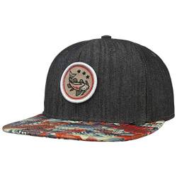 Djinns - Koi Linen (REV. Schwarz) - Snapback Cap Baseballcap Hat Kappe Mütze Caps von Djinns