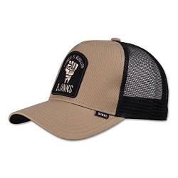 Djinns - Rebellion (beige/Black) - Trucker Cap Meshcap Hat Kappe Mütze Caps von Djinns