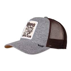 Djinns Trucker Cap HFT Coffee Heather Grey Grau, Size:OneSize von Djinns