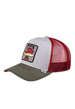 Djinns Trucker Cap HFT Food T-Bone Grey Mehrfarbig, Size:OneSize von Djinns