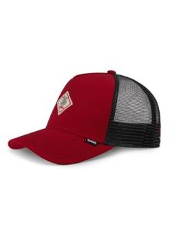 Djinns Trucker Cap HFT MON Red Rot, Size:OneSize von Djinns