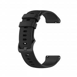 Armband Kompatibel mit Garmin vívomove Sport - Sport Silikon Uhrenarmband Replacement Wechselarmband Ersatzarmband für Garmin vívomove Sport Smartwatch (Schwarz) von Dkings