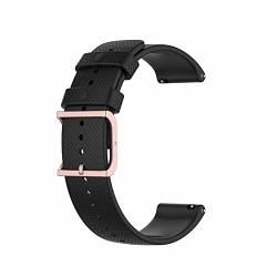 Dkings Armband Kompatibel mit Polar Vantage M / M2 Armband - Sport Silikon Uhrenarmband Replacement Wechselarmband Ersatzarmband für Polar Vantage M / M2 Smartwatch (Schwarz) von Dkings