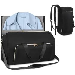 Dmuzsoih Handgepäck-Kleidertasche, umwandelbare Reise-Kleidertasche | Anzugträger-Reisetasche 2 in 1 | Umwandelbare Kleidertaschen zum Aufhängen von Kleidung auf Reisen, Handgepäck-Reisetaschen für von Dmuzsoih