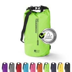 #DoYourOutdoor Where Tomorrow Dry Bag Tasche 5L grün | Wasserdichter Rucksack | Wasserfester Beutel & Packsack | Drybag ideal für Boot, Kajak, Angeln und Camping von #DoYourOutdoor