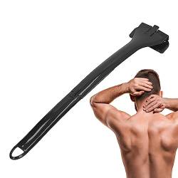 Rückenrasierer für Männer (DIY), Rückenschneider mit Langem Griff, Faltbar, Bequeme Rückenreinigung, Manueller Rückenschneider für Männer von Doact
