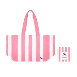 Dock & Bay Everyday Tote Bag — Wiederverwendbare Strand und Einkaufstasche - Cabana - Malibu Pink von Dock & Bay