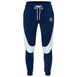 Dock13 Klassische Jogginghose/Freizeithose mit Taschen „Husum“ (Large, Dunkelblau) von Dock13