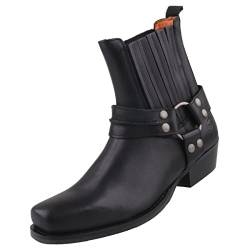 Dockers by Gerli Damen Biker Stiefelette Schwarz, Schuhgröße:EUR 37 von Dockers by Gerli