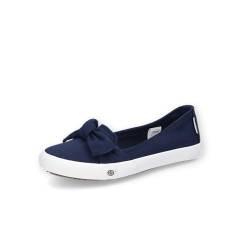 Dockers by Gerli Damen Klassische Ballerinas, Frauen Flats,Ballerina-Schuhe,Ballett-Schuhe,Ballet-Flats,flach,Ausgehschuhe,Navy,36 EU von Dockers by Gerli