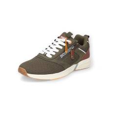 Dockers by Gerli Herren Low-Top Sneaker, Männer Halbschuhe,Wechselfußbett,Sportschuhe,Freizeitschuhe,Turnschuhe,Laufschuhe,Khaki,42 EU von Dockers by Gerli