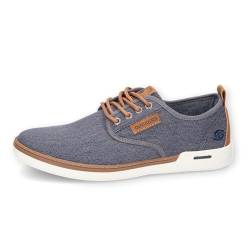 Dockers by Gerli Herren Low-Top Sneaker, Männer Halbschuhe,Wechselfußbett,schnürschuhe,schnürer,straßenschuhe,Turnschuhe,Navy,44 EU von Dockers by Gerli