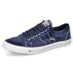 Dockers by Gerli Herren Low-Top Sneaker, Männer Halbschuhe,straßenschuhe,Strassenschuhe,Sportschuhe,Freizeitschuhe,Navy,41 EU von Dockers by Gerli