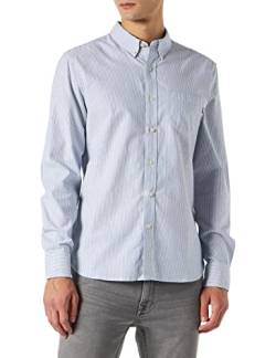 Dockers Herren 2 Button Down Shirt, Bengal Stripe Delft, L EU von Dockers