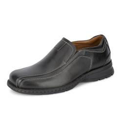 Dockers Herren Mens Agent Leather Dress Casual Loafer Shoe Oxford-Schuhe, Black, 48 EU von Dockers