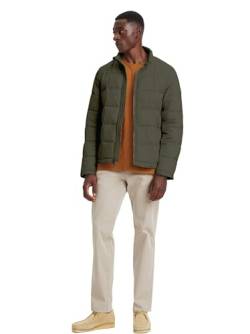 Dockers Hombre Nylon Lightweight Quilted Jacket, Forest Night, L von Dockers