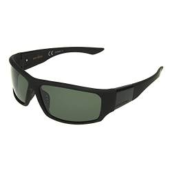 Dockers Men's Gavin Sunglasses Polarized Wrap, Black, 57mm von Dockers