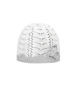 Döll Mädchen Mütze Topfmütze Strick 1812750102, Weiß (Bright White 1000), 39 von Döll