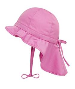 Döll Mädchen Sonnenhut Nackenschutz UV-Schutz 30 75335, Rosa (fuchsia Pink 2023), 51 von Döll