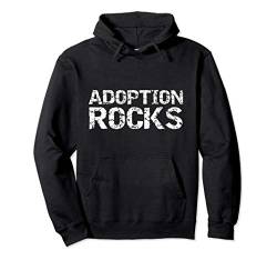 Adoption Quote Adopt Saying Matching Gifts Adoption Rocks Pullover Hoodie von Dog Owner Apparel Dog Lover Gifts Design Studio