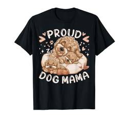Beste Hundemama, Maltipoo mit Welpe, Muttertag T-Shirt von Dog Parents Gift Ideas by Conreo