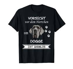Deutsche Dogge Hund Damen Herren Geschenk Herrchen Harmlos T-Shirt von Dogge Hund & Geschenke