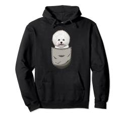 Dogs 365 Bichon Frisé Welpe Hund in Tasche Pullover Hoodie von Dogs 365