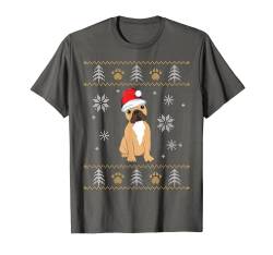 Ugly Christmas Französische Bulldogge Xmas Dog Lover Kinder Jungen T-Shirt von Dogs by 14th Floor