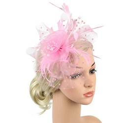 Damen Fascinator mit Federn, 1920er Jahre, Flapper, Vintage-Pfauenfedern, Gatsby, Perlenquaste, Kopfschmuck von Dola22g