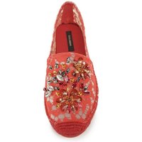 DOLCE & GABBANA DOLCE GABBANA EMBELLISHED SPITZE ESPADRILLAS LACE SCHUHE MULE SANDAL S Sneaker Ballerinas von Dolce & Gabbana