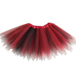 Mädchen Tutu Rock Bunt Tulle Ballett Kostüm Multicolor Tutu Kleinkind Mädchen Kinder Outfits Rockrock Kinderkleid & Rock Tüllrock Kinder (B06, 2-8 Years) von DolceTiger