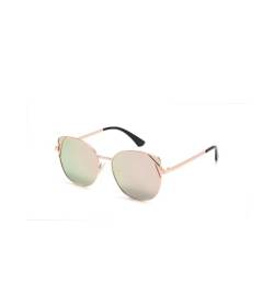 Dollger Cat Eye Sonnenbrille für Frauen Übergroße Trendy Retro Cateye Sonnenbrille UV400 Schutz，Silber von Dollger