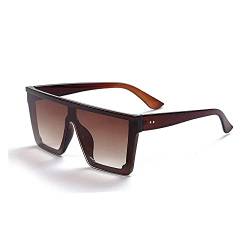 Dollger Sonnenbrille, UV400 Schutz Herren Damen Vintage Sonnenbrillen Sportbrille, Ultra-Leicht Rahmen Schutzbrille Rechteck Flat Top Retro Sunglasses von Dollger