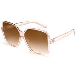 Dollger übergroße Quadratische Retro Sonnenbrille Damen Herren Große Mode Brille Schattierungen für Männer Frauen UV-Schutz von Dollger