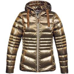 Dolomite Damen Chaqueta Con Capucha WS CORVARA Satin Baby Jacke, Caramel Brown, XL von Dolomite