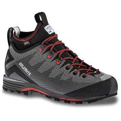 Dolomite Unisex-Erwachsene BOTA Veloce GTX Bergschuhe, Pewter Grey/Fiery Red von Dolomite