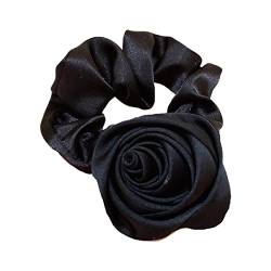 2023 Französische Retro Sanfte Rose Großer Darm Haar Literarische Blume Haar Pferdeschwanz Seil für Frisuren Großer Darm Haar Elastische Haarbänder von Domasvmd