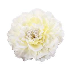 Künstliche Blumen-Haarnadeln, Hochzeit, Braut, Haarspangen, Kopfschmuck, Partyzubehör, Kopfschmuck, Geschenke, Stoffblumen-Haarnadeln, 11 cm von Domasvmd