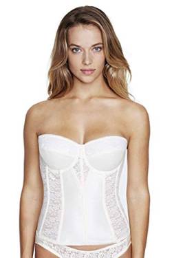 Dominique Braut-BH Bustier Torsolette 8949 Gr. 90E/F, elfenbeinfarben von Dominique