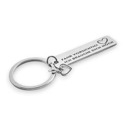 DonJordi Schlüsselanhänger Anhänger Fahr vorsichtig - Das ideale Geschenk für Fahranfänger, Führerschein oder den Außendienst von DonJordi