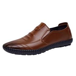 DondPO Lederschuhe Herren, Leder Casual Klassischer Anzugschuhe Lederschuhe Oktoberfest Smoking Breite Oxford Schuhe Schnürschuhe Schuhe Elegante Hochzeit Schwarz Business Schuhe Derby Schuhe # von DondPO