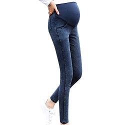 DondPO Maternity Jeans Lang Bauchband Jeansjeggins Schwangerschaftsjeans Tasche Komfortable Umstandshosen Jeans Schwangerschaftshose Bootcut Stretch Umstandsjeans Maternity Jeans von DondPO