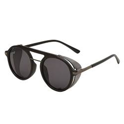 DondPO Sonnenbrille Sport Retro Vintage Rund Groß Sport Fahrrad Sunglasses Sportbrille Schwarz Polarisiert Partybrille Herzbrille Brille Pilotenbrille Herren Damen Sonnenbrille Fahrradbrille Brillen von DondPO