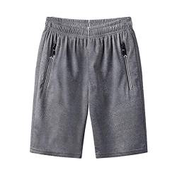 DondPO Weite Jogginghose Herren, Breite Laufshorts Sommer Wanderhose Freizeithose Herren Sweatpants Sporthose Hosen mit Taschen Trainingshose Sommerhose Kurz Jogginghose Activewear Slim Fit Baumwolle von DondPO