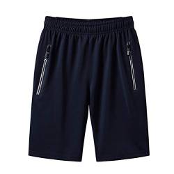 DondPO Weite Jogginghose Herren, Breite Laufshorts Sommer Wanderhose Freizeithose Herren Sweatpants Sporthose Hosen mit Taschen Trainingshose Sommerhose Kurz Jogginghose Activewear Slim Fit Baumwolle von DondPO