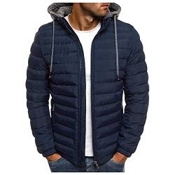 DondPO Winterjacke Jungen 176, Winter Reißverschluss Gefüttert Steppjacke Wintermantel Warme Kurz mit Kapuze Übergangsjacke Daunenjacke Leicht Ultraleichte Winddicht Winterjacke Herbstjacke von DondPO