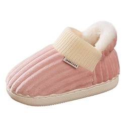 Hausschuhe 35 Mädchen, Mädchen Winter Weiche Hausschuhe Pantoffeln 35 36 32 Kinder Warme Kinderhausschuhe Hauspatschen Filzhausschuhe Jungen Plüsch Teenager Fussbettpantoffel Slippers von DondPO